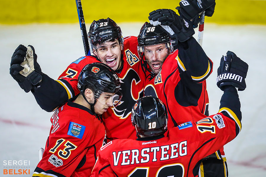 nhl hockey calgary sports photographer sergei belski photo
