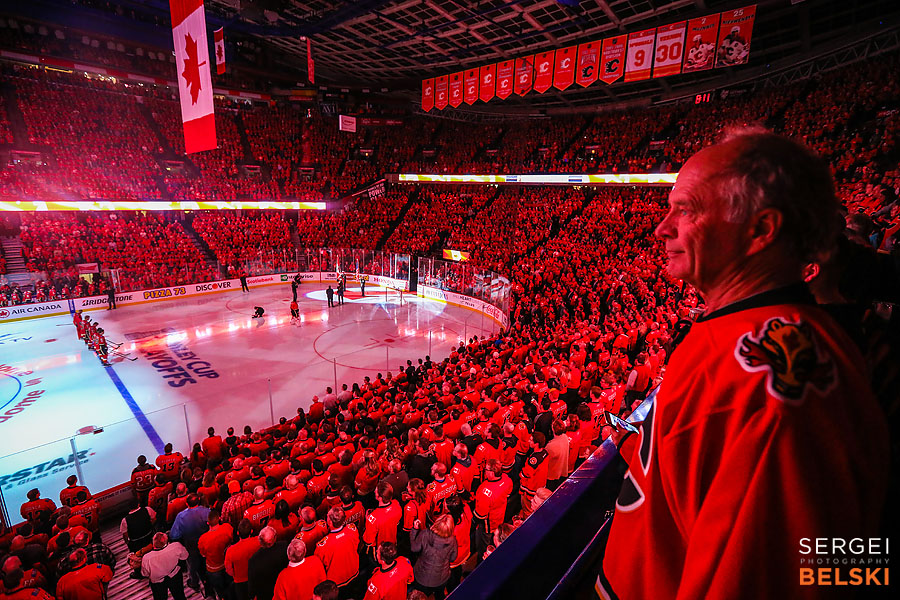 nhl hockey calgary sports photographer sergei belski photo