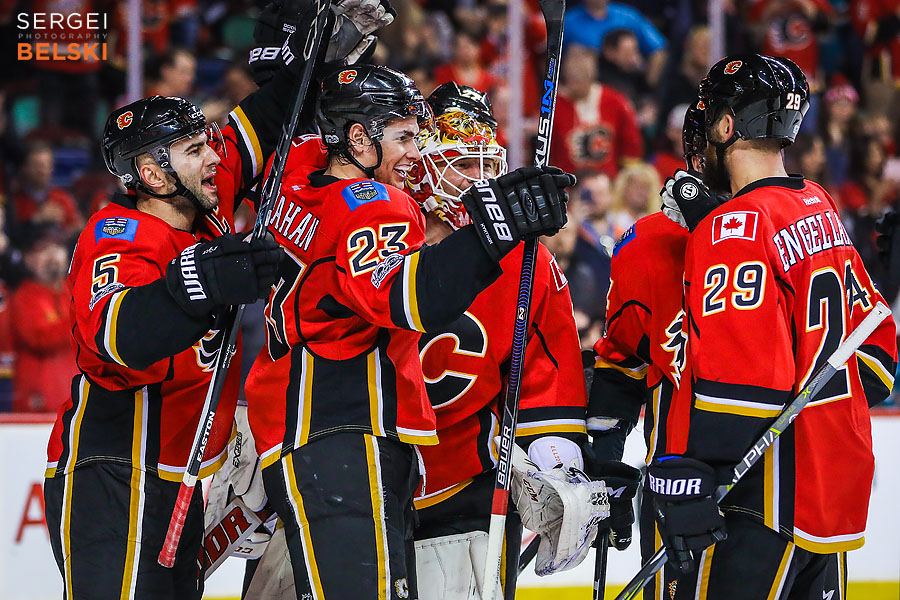 nhl hockey calgary sports photographer sergei belski photo