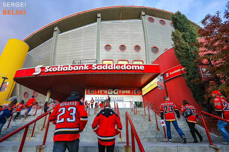 nhl hockey calgary sports photographer sergei belski photo