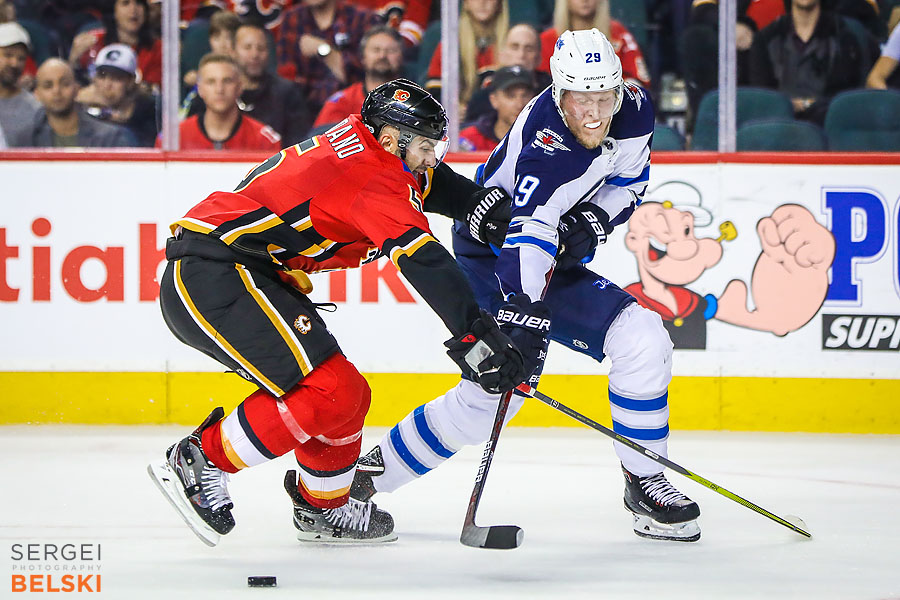 nhl hockey calgary sports photographer sergei belski photo