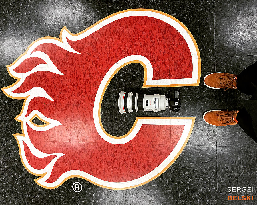nhl hockey calgary sports photographer sergei belski photo
