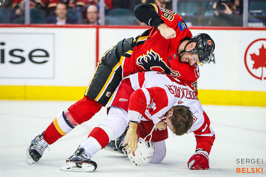 nhl hockey calgary sports photographer sergei belski photo