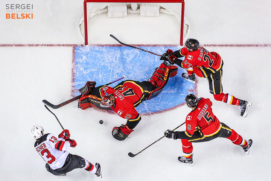 nhl hockey calgary sports photographer sergei belski photo