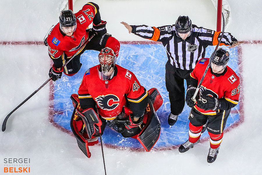 nhl hockey calgary sports photographer sergei belski photo