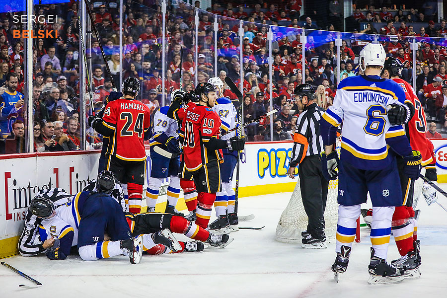 nhl hockey calgary sports photographer sergei belski photo