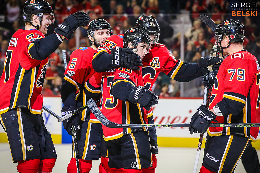 nhl hockey calgary sports photographer sergei belski photo