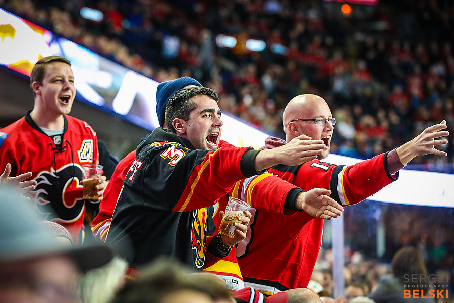 nhl hockey calgary sports photographer sergei belski photo