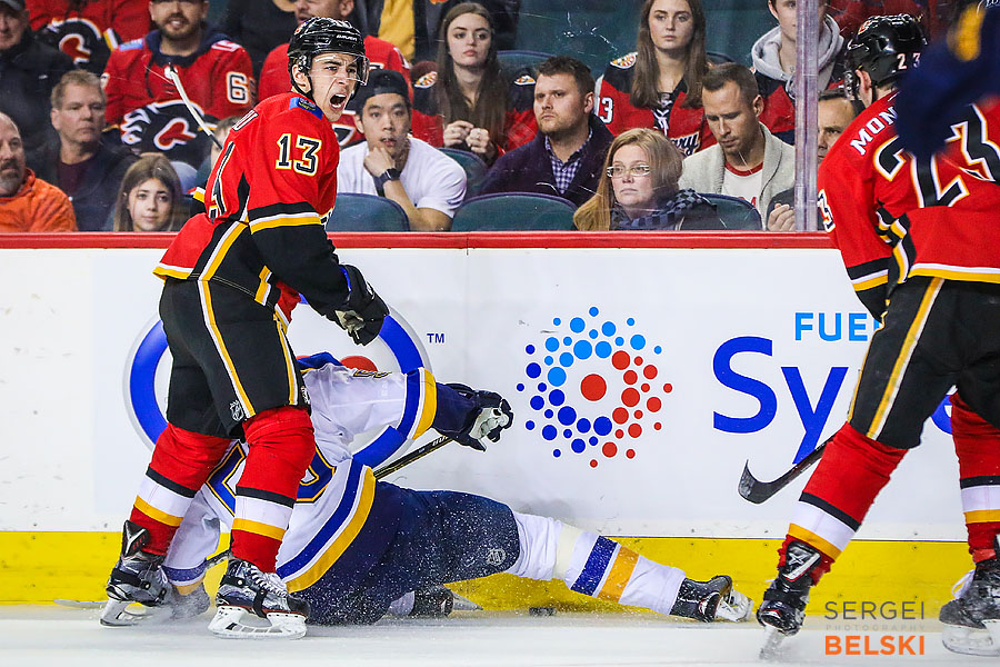 nhl hockey calgary sports photographer sergei belski photo