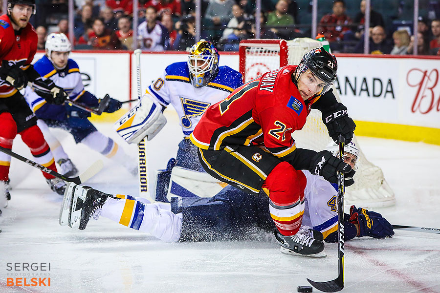 nhl hockey calgary sports photographer sergei belski photo