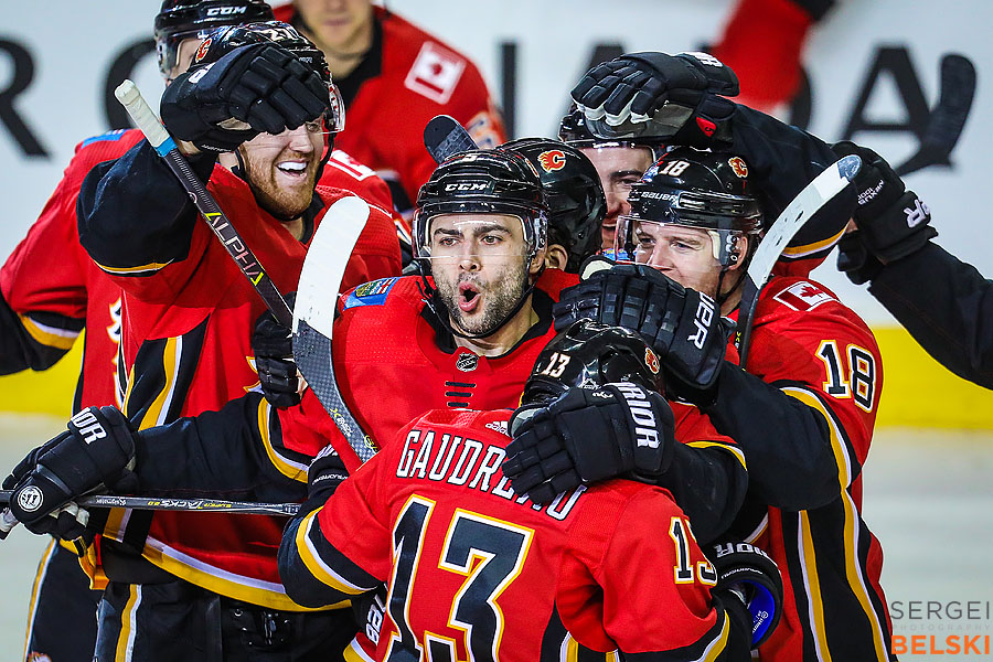 nhl hockey calgary sports photographer sergei belski photo