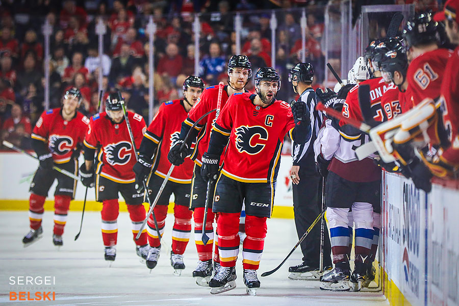 nhl hockey calgary sports photographer sergei belski photo