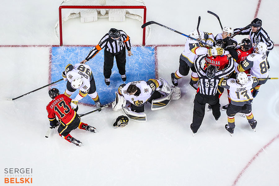nhl hockey calgary sports photographer sergei belski photo