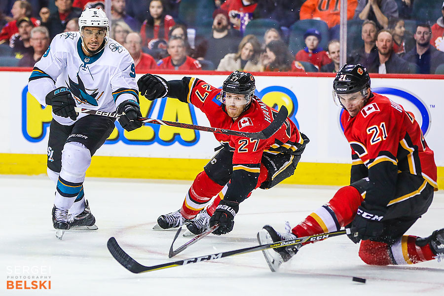 nhl hockey calgary sports photographer sergei belski photo