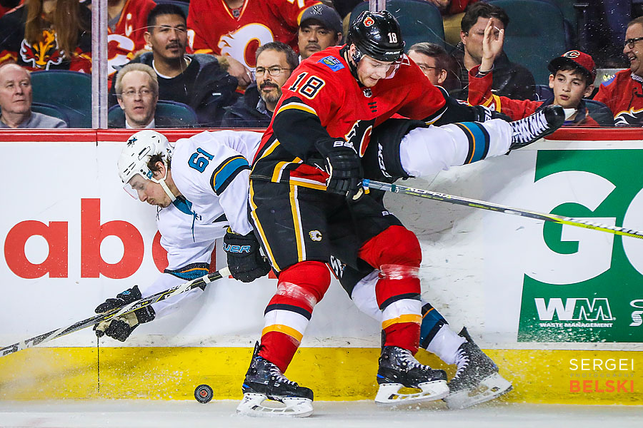 nhl hockey calgary sports photographer sergei belski photo