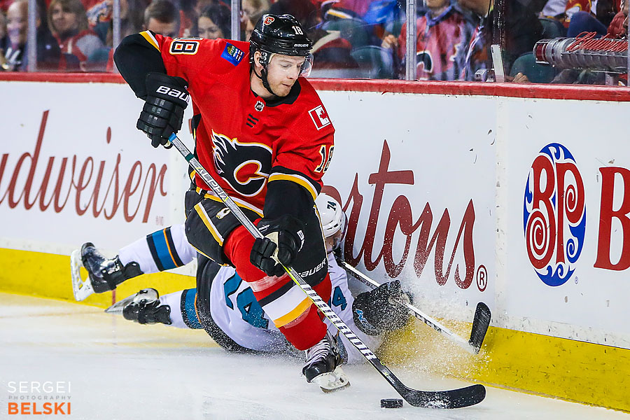 nhl hockey calgary sports photographer sergei belski photo