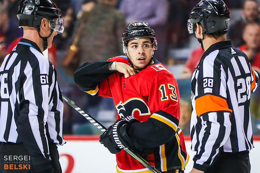 nhl hockey calgary sports photographer sergei belski photo