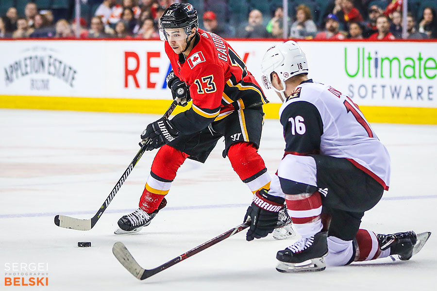 nhl hockey calgary sports photographer sergei belski photo