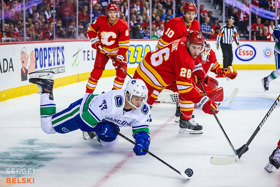 nhl hockey calgary sports photographer sergei belski photo