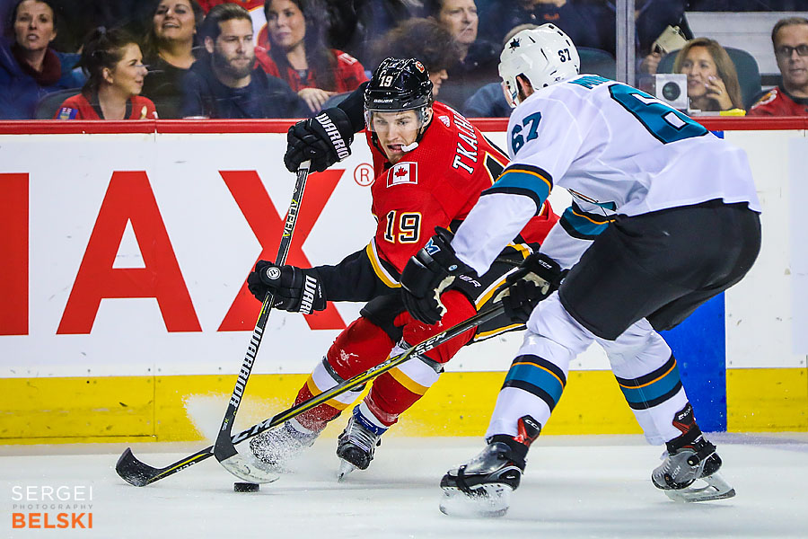 nhl hockey calgary sports photographer sergei belski photo