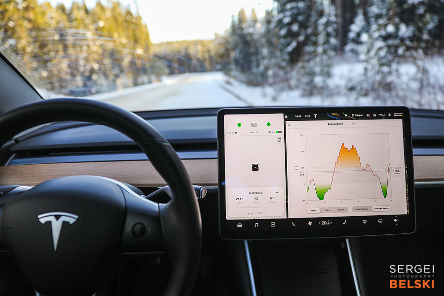 my tesla adventures Lake Louise photographer sergei belski photo