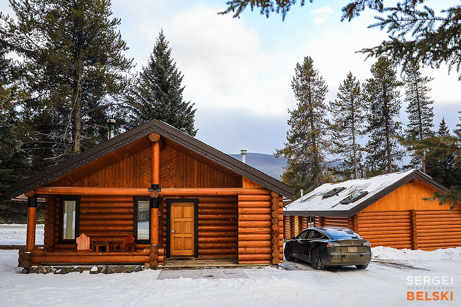 my tesla adventures Lake Louise photographer sergei belski photo
