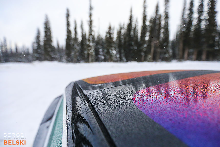 my tesla adventures Lake Louise photographer sergei belski photo