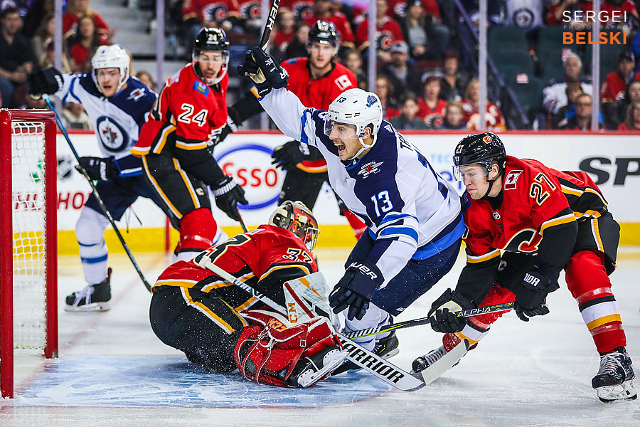 nhl hockey calgary sports photographer sergei belski photo