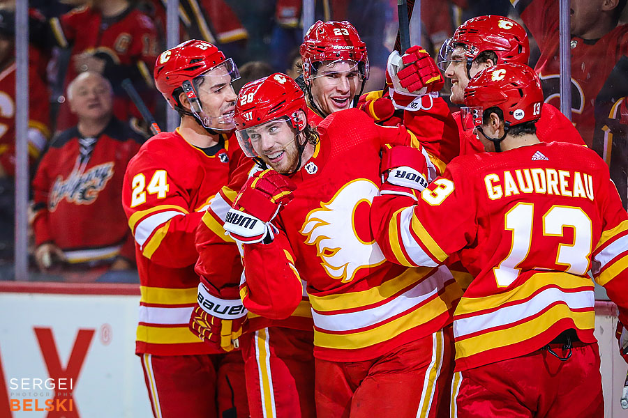 nhl hockey calgary sports photographer sergei belski photo
