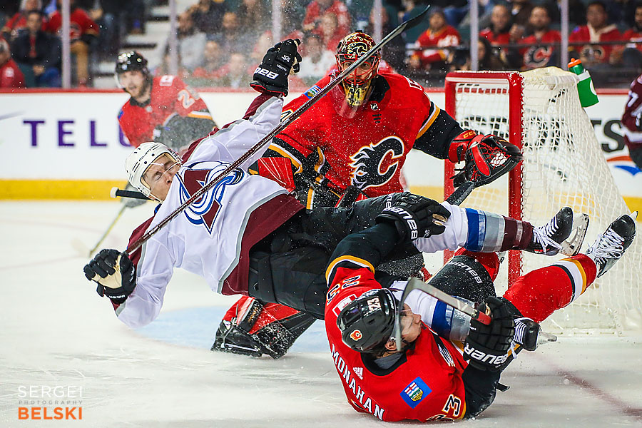 nhl hockey calgary sports photographer sergei belski photo