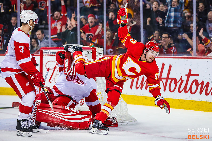 nhl hockey calgary sports photographer sergei belski photo