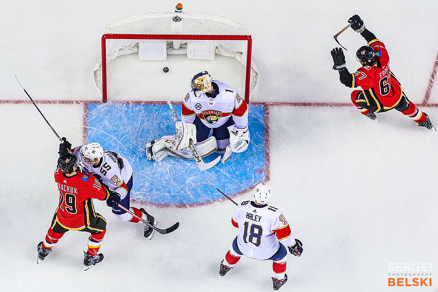 nhl hockey calgary sports photographer sergei belski photo