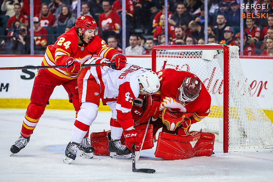 nhl hockey calgary sports photographer sergei belski photo