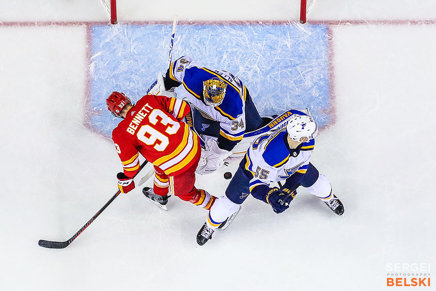 nhl hockey calgary sports photographer sergei belski photo