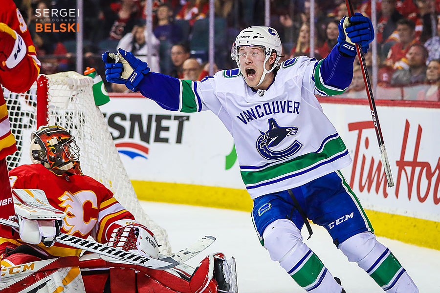 nhl hockey calgary sports photographer sergei belski photo