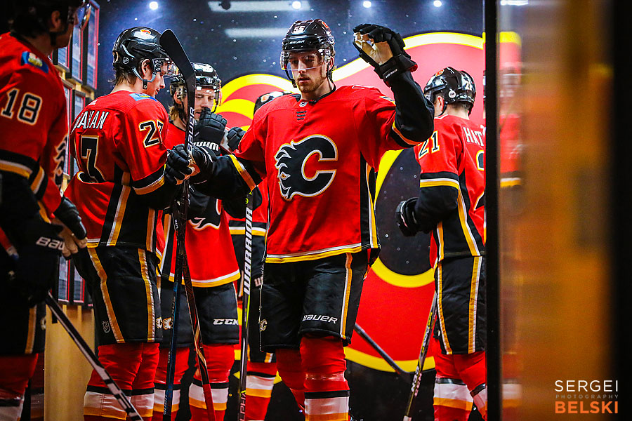 nhl hockey calgary sports photographer sergei belski photo