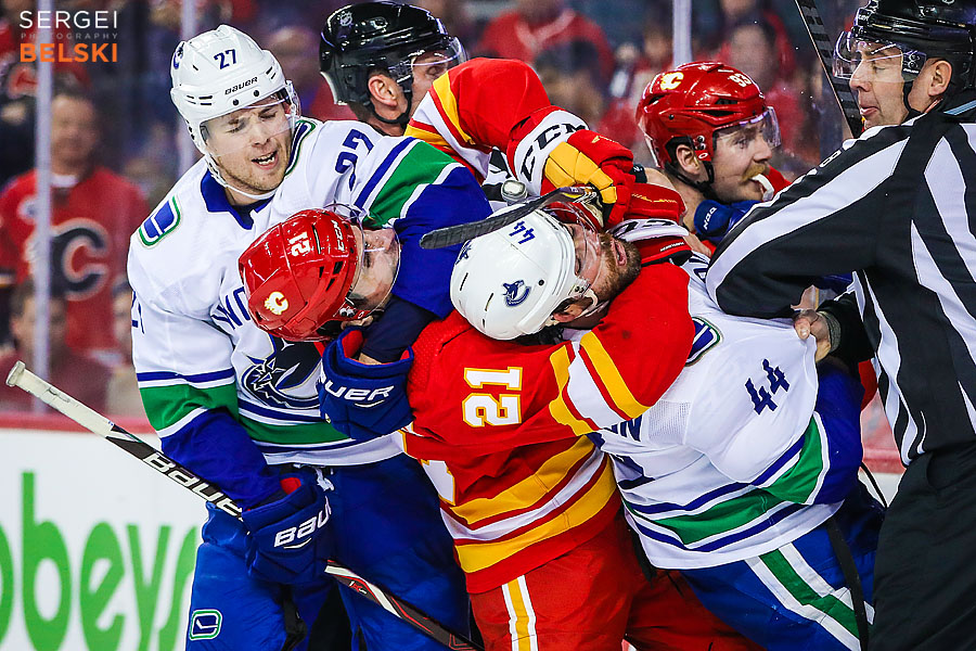 nhl hockey calgary sports photographer sergei belski photo