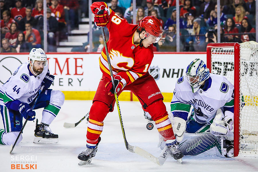 nhl hockey calgary sports photographer sergei belski photo