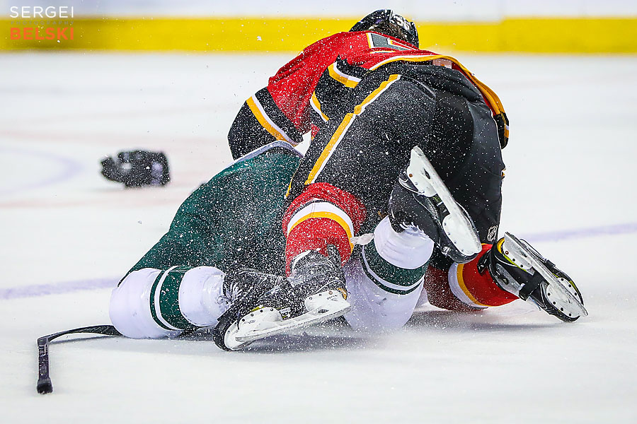 nhl hockey calgary sports photographer sergei belski photo