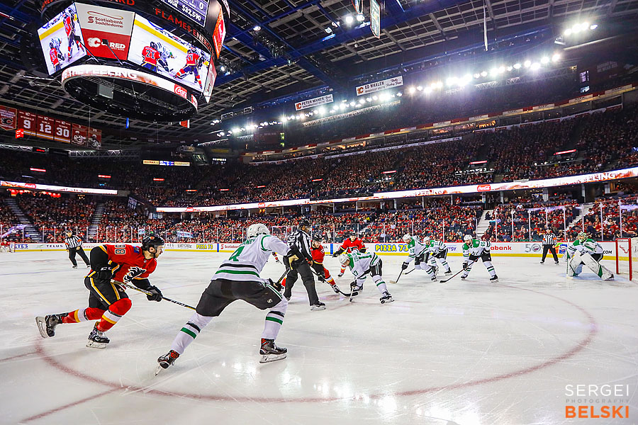 nhl hockey calgary sports photographer sergei belski photo