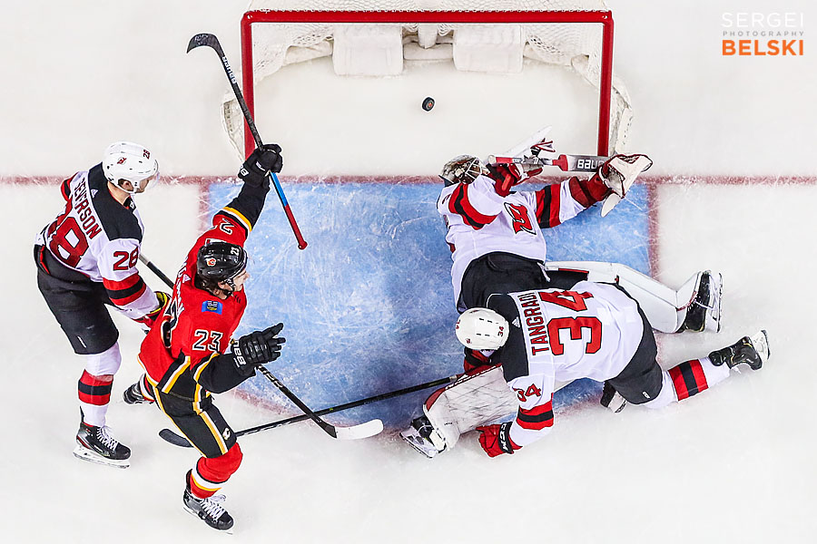 nhl hockey calgary sports photographer sergei belski photo