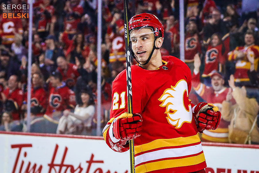 nhl hockey calgary sports photographer sergei belski photo