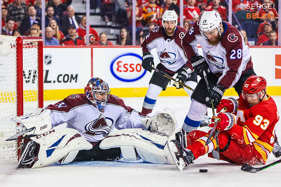 nhl hockey calgary sports photographer sergei belski photo