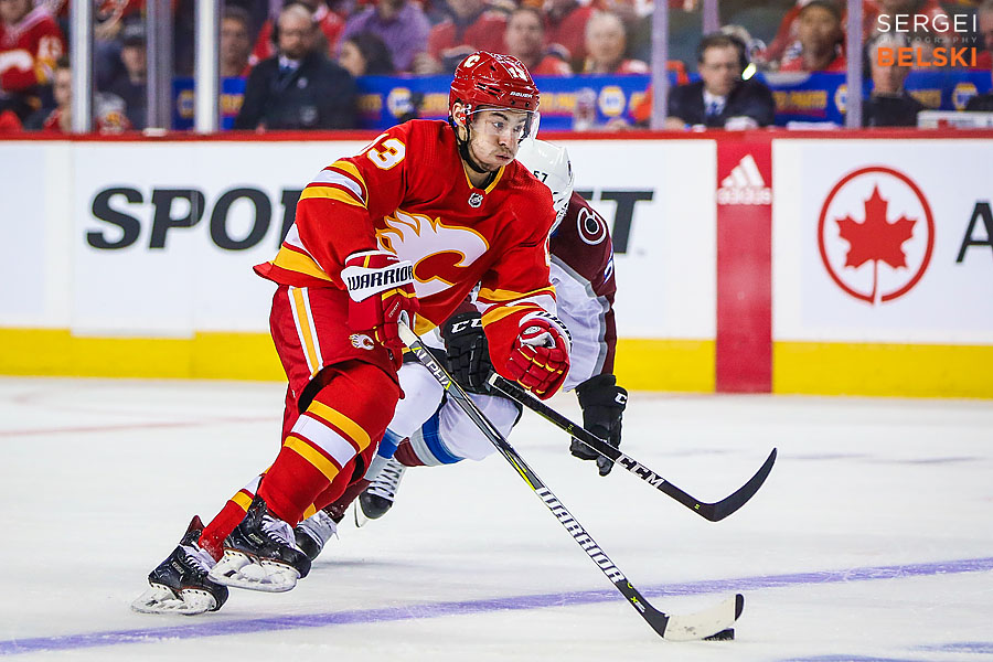 nhl hockey calgary sports photographer sergei belski photo