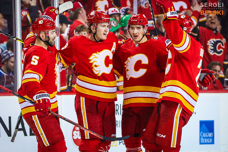 nhl hockey calgary sports photographer sergei belski photo