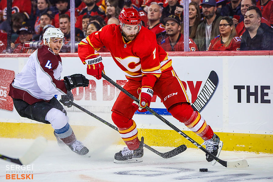 nhl hockey calgary sports photographer sergei belski photo