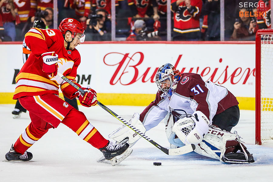 nhl hockey calgary sports photographer sergei belski photo