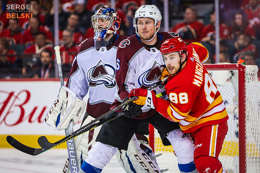 nhl hockey calgary sports photographer sergei belski photo