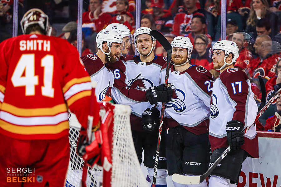 nhl hockey calgary sports photographer sergei belski photo