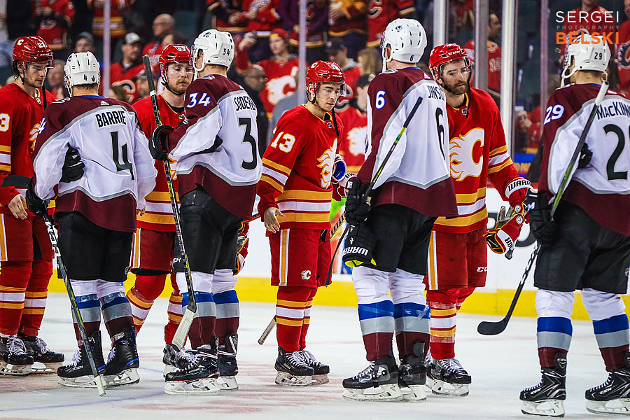nhl hockey calgary sports photographer sergei belski photo
